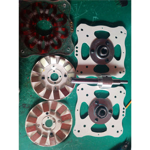 Acrylic Shell Kit 1000W DIY Disc Generator Permanent Magnet Core-less Generator Wind Power Hydraulic Generation