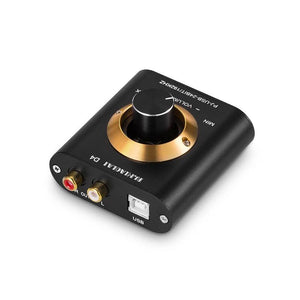 PJ MIAOLAI D4 HiFi Audio Decoder High Performance DAC Headphone Amplifier External USB Sound Card 96KHz with 2704 Chip