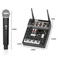 TZT R6 Pro Bluetooth Sound Card 4CH Mixer Recording Livestreaming Device with Cordless Microphones