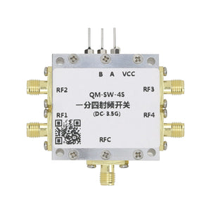QM-SW-4S DC-3.5G RF Switch SP4T Switch with High Isolation and Low Insertion Loss