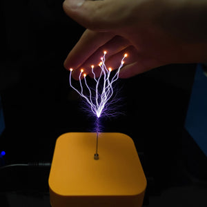Orange Music Tesla Coil High Frequency Bluetooth Wireless Transmission Coil Touchable Musical Tesla Coil