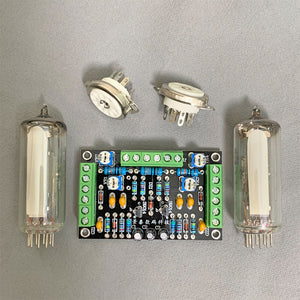 6E2 Electronic Tube Indicator Kit High Voltage Power Supply Finished Kit Dual Channel Level Indicator Amplifier
