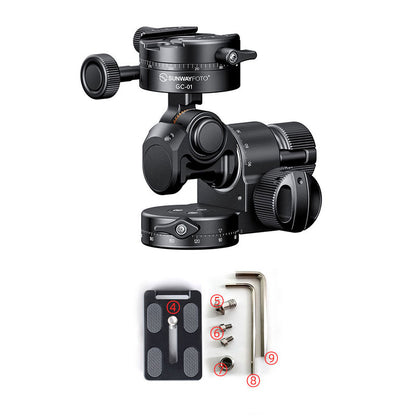 SUNWAYFOTO GH-PRO II+ Geared Head Panoramic Tripod Head Accessories For DSLR Camera Lose Weight