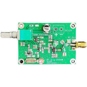 13.56MHz High Performance RF Signal Source Adjustable 7dBm~23dBm Power 5~200mW with 12V 60mA Working Voltage and Current