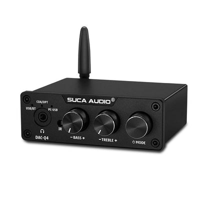 DAC-Q4 Audio Decoder USB Bluetooth5.0 Audio Decoder High Fidelity Lossless Preamplifier Headphone Amplifier in One