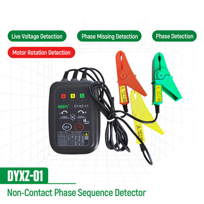 DYXZ-01 Contactless Phase Detector Phase Sequence Indicator for Three-Phase Motor Rotation Detection