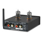Black 6A2 Vacuum Tube TUBE-T1 PLUS Preamplifier USB and Bluetooth 5.0 Lossless Amplifier with Treble and Bass Adjustment