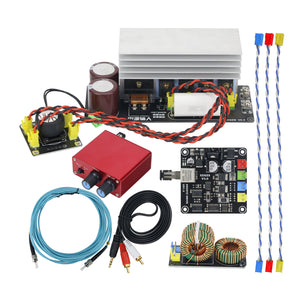 DRSSTC Driver Tesla Coil Driver Kit Transformer Module W/O Resonant Capacitors Power Interface Board