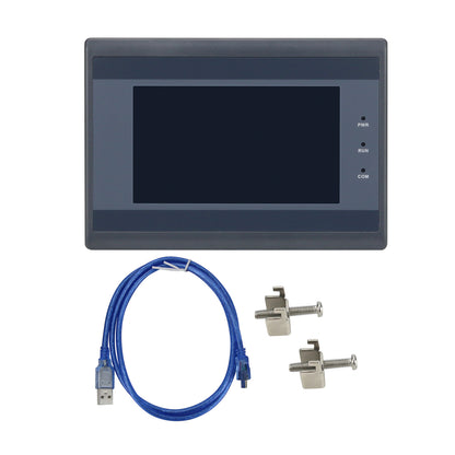 SUP043N 4.3" Resistive Touch Screen PLC HMI Display &amp; Download Cable for Mitsubishi Siemens Delta