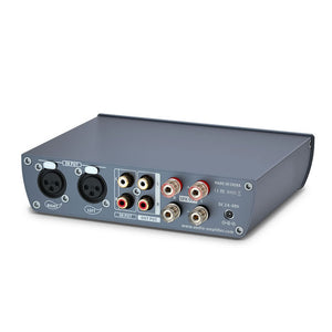 U7 HiFi Power Amplifier XLR Full Balanced Lossless Digital Amplifier 300W x 2 with Built-in VU Meter
