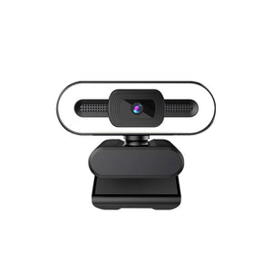 Q16 2K HD Fixed Focus Webcam Support Noise Cancellation High Resolution Mini Web Camera with Flash LED