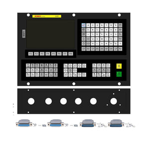 XCMCU XC809TC 3 Axis CNC Controller Multi-Function CNC Lathe Controller System with 7&quot; Color LCD
