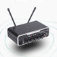TZT X-6 UHF Wireless Microphone System KTV Cordless Microphone System with Two Cordless Microphones