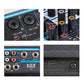 TZT KU-6 Musical Mini Mixer 6-Way Mixing Console USB Sound Card for Performance &amp; Domestic Uses