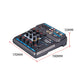 TZT KU-4 Musical Mini Mixer 4-Channel Mixing Console USB Sound Card for Performance &amp; Domestic Uses