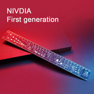 12" 1st Generation of PCB Ruler Practical Metric Imperial Ruler for Electronic Engineers NVIDIA