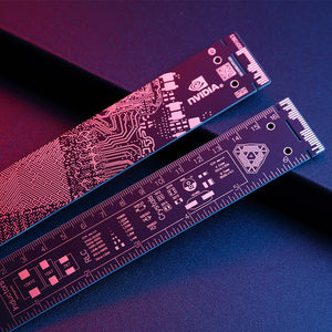6 Inch PCB Ruler Practical Metric Imperial Ruler PCB Reference Ruler for Electronic Engineers NVIDIA