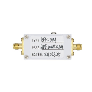 BPF-10M Band Pass Filter RF Bandpass Filter with SMA Interface for HAM Radio Users