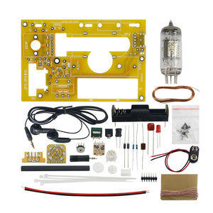 2P2 Tube Single Light MW Radio Kit Simple Radio Receiver Kit (without Shell) for DIY