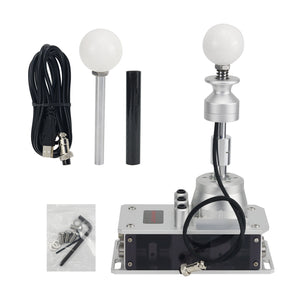 SH-V5 7+R USB Gear Shifter SIM Racing Shifter Manual Shifter &amp; Racing Reverse Gear Kit for SIMVERTEX (Silver)