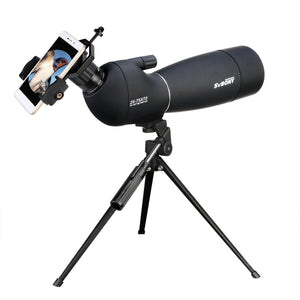 SVBONY SV28 25-75x70 Spotting Scope Waterproof Monocular Telescope w/ Phone Holder for Bird-watching