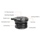 LB-68 Tripod Leveling Base Horizontal Adjustment Base for Panoramic Head and Heavy Equipment