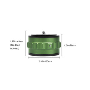 QA-60G General Tripod Head Quick Adapter Kit for Easy Switching Equipment Support 360 Degrees Free Rotation