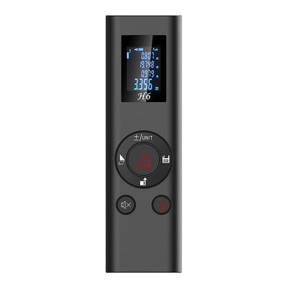 Mini Handheld Laser Rangefinder 40M USB Chargeable High Precision Rangefinder with Storage Function