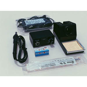 T12-A DC12-25V Mini Soldering Station Soldering Iron Station w/ Soldering Iron Holder &amp; Power Supply