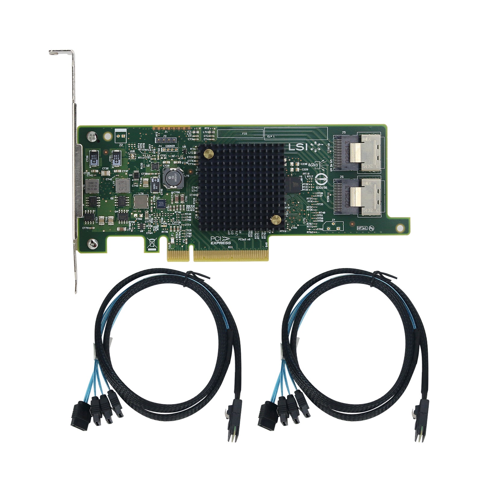 9207-8i 6GB HBA Card IT Mode Host Bus Adapter (for LSI) SAS2308 Chip