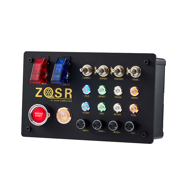 ZQSR SIM Racing Control Box Car Racing Control Box Racing Simulator Accessory for Simdid Fanatec