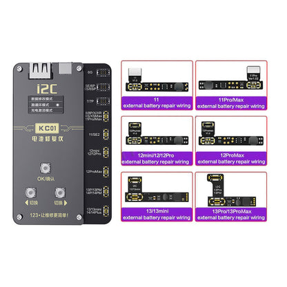 KC01 for i2C Battery Repair Kit for Battery Data Recovery with Six External Battery Repair Wiring