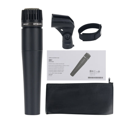 SM57 Cardioid Dynamic Microphone Professional Instrument Microphone Wired Mic for Performance Stage