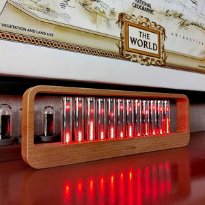 12BITS Black Walnut D'ESIGN RGB Light Electronic Tube with Adjustable Brightness and Professional Operational Amplifier Chip