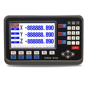 DRO-3VA 3 Axis Digital Readout DRO 7&quot; LCD Display for Milling Grinding Lathe Processing Machines