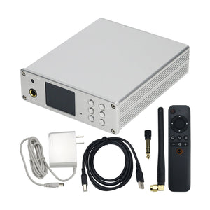 White DA10 Dual Core ES9038 DSD512 Bluetooth 5.1 USB Decoder HiFi DAC Headphone Amplifier with USB Sub Card Version