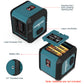 Hanmatek LV1G Green Light Mini Laser Level Meter Infrared Crossing Laser Level Meter with 10M Transmitting Distance