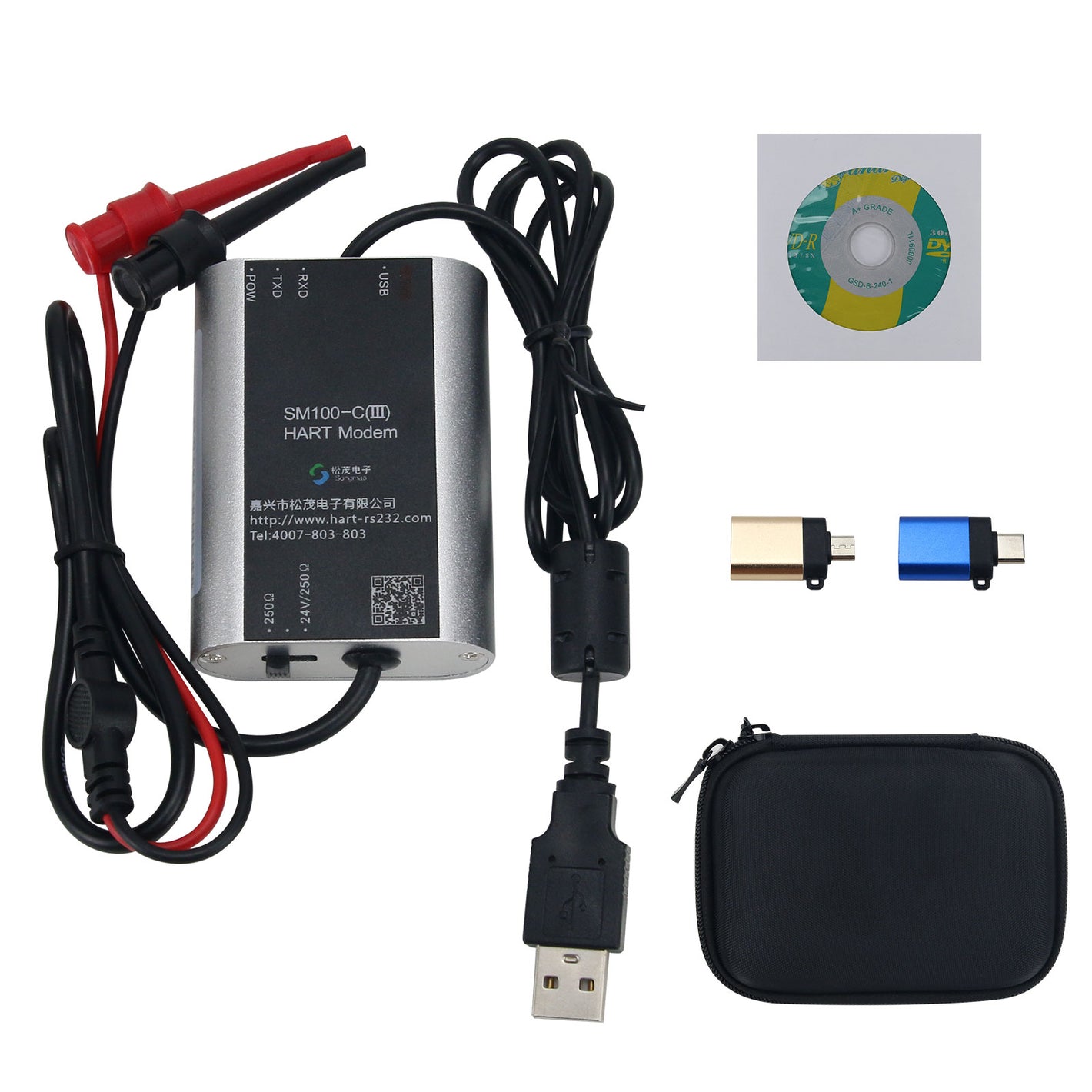Songmao SM100-C (III) Standard Version with Android APP Hart Modem USB to Hart Modem HART Cat Supports Mobile APP Debugging