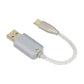 10cm/3.9&quot; Portable DAC Headphone Amplifier OTG Cable Audio Cable For Type-C To USB-A