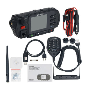 HamGeek A-999 4G Network Radio 5000KM Truck Fleet Mobile Radio Station with 2.8&quot; Screen for Real-PTT