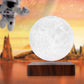 14CM/5.5&quot; Floating Moon Lamp Levitating Light Night Lamp Gift Base Printed with Dark Wood Grain