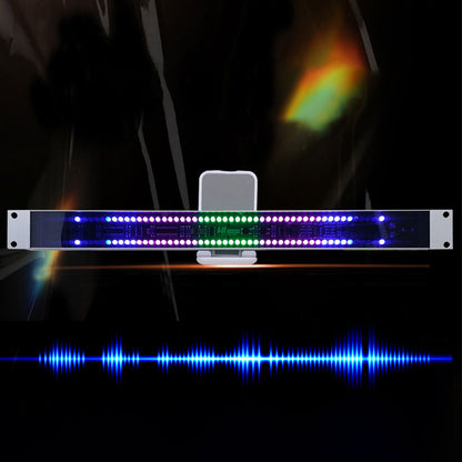 19&quot; 1U USB Sound Control LED Music Spectrum Display Rhythm Light (Type 2) Suitable for Audio Cabinet