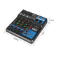 F-5A 5-Channel Audio Mixer Bluetooth Mixing Console Sound Card for PC Phone Livestreaming Recording