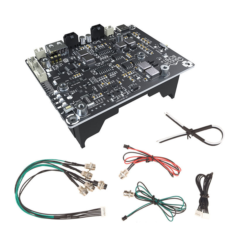 WONDOM 2 Serial 26650 Lithium Battery Charger Board with Cable Set Portable Balance Protection Board 5-24V Input for Raspberry Pi