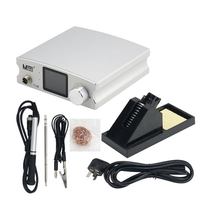 MaAnt T12R 220V 120W Intelligent Soldering Station Timed Sleep 1.8&quot; Screen for Phone PC Repair
