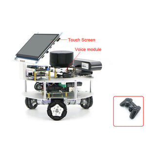 Omni Wheel ROS Car Robot Car Assembled with Depth Camera Voice Module N10 Lidar LubanCat 1S