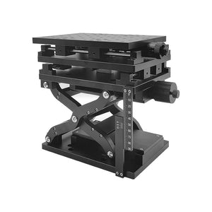 HYHTXYZ210 XYZ Axis Sliding Table 8.3 x 5.9&quot; Lab Jack Precision Laboratory Scissor Jack w/ Scale