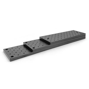 200x100x12mm/7.9x3.9x0.5" Dual-density Optical Breadboard Aluminum Alloy for Optical Experiments