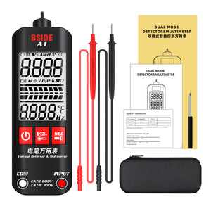 BSIDE A1 Dual Mode Voltage Detector &amp; Multimeter Voltmeter NCV Meter with Tool Bag for Electricians