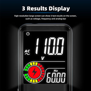BSIDE S10 Smart Multimeter Tester AC DC Voltage Resistance Capacitance Frequency NCV Tester Black